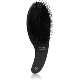Olivia Garden Black Label CURVE Board&Nylon bristles brosse à cheveux avec poils de sanglier 1 pcs