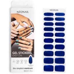 NEONAIL Easy On Gel Stickers Autocollants pour ongles avec une lampe UV/LED teinte M01 20 pcs