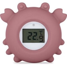 Petite&Mars Digital Silicone Water Thermometer 0m+ thermomètre digital conçu pour les baignoires Crab Caleb 1 pcs