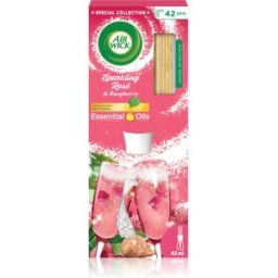 Air Wick Essential Oils Sparkling Rosé & Rasberry diffuseur d'huiles essentielles avec recharge 25 ml
