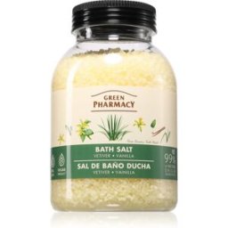 Green Pharmacy Vetiver & Vanilla Bath Salt sel de bain relaxant 1000 g