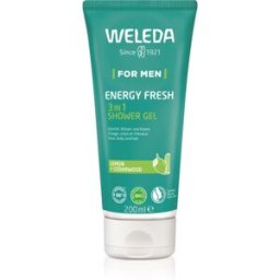 Weleda Energy Fresh 3in1 gel nettoyant 3 en 1 cheveux et corps pour homme 200 ml