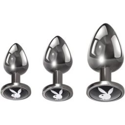 Playboy Toys Pleasure 3 Ways lot de plugs anaux 3 pcs