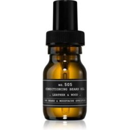 Depot 500 BEARD & MOUSTACHE SPECIFICS NO. 505 CONDITIONING BEARD OIL huile pour barbe Leather & Wood 30 ml