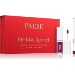 Paese The Kiss Lips Set Raspberry Red coffret cadeau teinte 05 Raspberry Red
