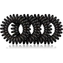 BrushArt Hair Rings élastiques à cheveux Black 4 pcs