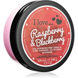 I Love Strawberries & Cream beurre corporel Raspberry & Blackberry 200 ml