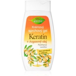 Bione Cosmetics Keratin + Argan Gel douche à l'huile d'argan 260 ml