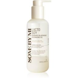 Some By Mi Lacto Soy Sebum & Blackhead Cleansing Oil huile nettoyante douce peaux sensibles 200 ml