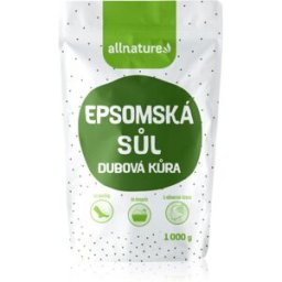 Allnature Epsom salt Oak Bark sel de bain 1000 g