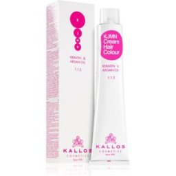 Kallos KJMN Professional Cream Hair Colour Keratin & Argan Oil coloration cheveux à la kératine et huile d'argan teinte Light Brown 5.0 100 ml