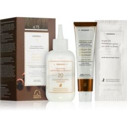 Korres Argan Oil coloration cheveux permanente à l'huile d'argan teinte 6.73 Golden Cocoa 50 ml