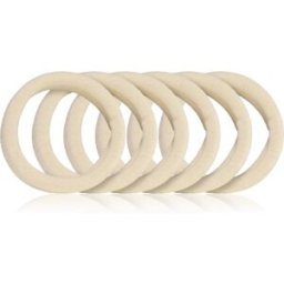 BrushArt Hair Band élastiques à cheveux Beige 6 pcs