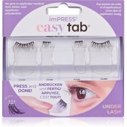 Kiss imPRESS easy tab grappes de faux-cils auto-adhésifs 4 pcs