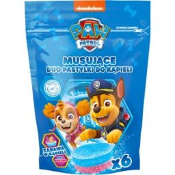 Nickelodeon Paw Patrol Bath Pills tablettes colorées pétillantes pour le bain 6x20 g