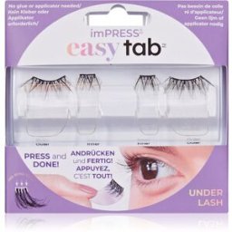 Kiss imPRESS easy tab grappes de faux-cils auto-adhésifs 4 pcs