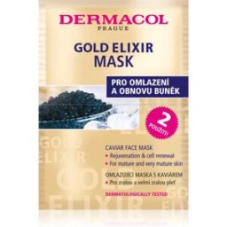 Dermacol Gold Elixir masque visage au caviar 2x8 g