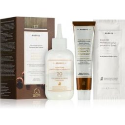 Korres Argan Oil coloration cheveux permanente à l'huile d'argan teinte 7.17 Dark Blonde Beige 50 ml