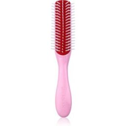 Denman Style D14 The Mini Curl Definer & Styler brosse et peigne pour contours pour cheveux Pink Crush 1 pcs