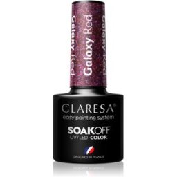 Claresa SoakOff UV/LED Color Galaxy vernis à ongles gel teinte Red 5 g