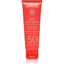 Apivita Bee Sun Safe Hydra Face Tinted Gel-Cream SPF50 gel-crème teinté SPF 50 50 ml