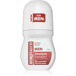 Borotalco MEN Dry déodorant roll-on 72h parfums Amber 50 ml