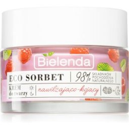 Bielenda Eco Sorbet Raspberry crème hydratante et apaisante visage 50 ml