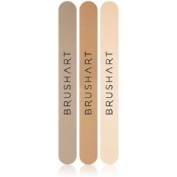 BrushArt Accessories Nail file set kit de limes à ongles teinte Beige 3 pcs