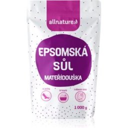 Allnature Epsom salt Motherwort sel de bain 1000 g