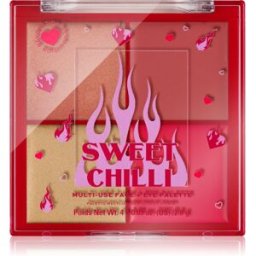 I Heart Revolution Sweet Chilli Blush & Highlight Quad palette d’enlumineurs et de blushs 4x0.9 g