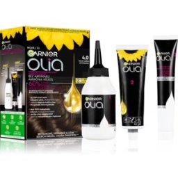 Garnier Olia Big Kit coloration cheveux permanente teinte 4.0 Dark Brown 1 pcs