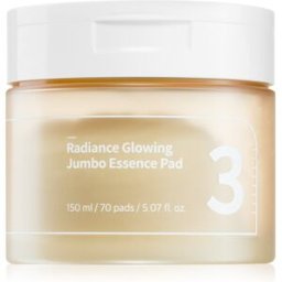 Numbuzin No. 3 Radiance Glowing Jumbo Essence Pad patchs tonifiants éclat et hydratation 70 pcs