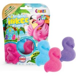Craze INKEE Flamingo bombe de bain pour enfant 3x55 g