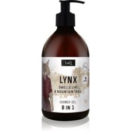 LaQ Lynx From Mountain gel de douche rafraîchissant 8 en 1 500 ml