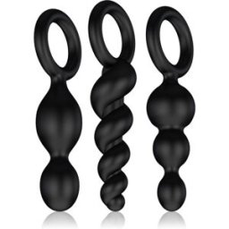 Satisfyer BOOTY CALL lot de plugs anaux Black 3 pcs