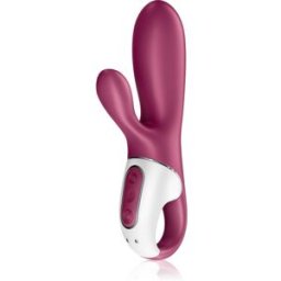 Satisfyer HOT BUNNY CONNECT APP vibromasseur avec stimulateur de clitoris Violet 17,3 cm
