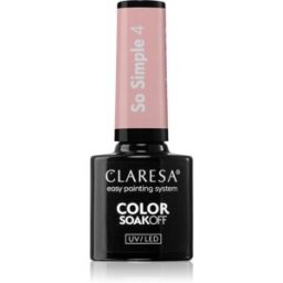 Claresa SoakOff UV/LED Color So Simple vernis à ongles gel teinte 4 5 g