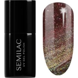 Semilac UV Hybrid Galaxy Flash vernis à ongles gel lampe UV/LED teinte 824 Digital Red 7 ml