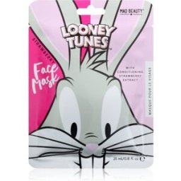 Mad Beauty Looney Tunes Bugs Bunny masque hydratant en tissu avec effet revitalisant 25 ml