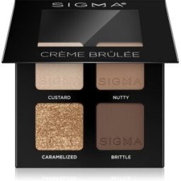 Sigma Beauty Quad palette de fards à paupières teinte Crème Brûlée 4 g