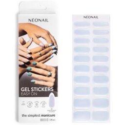 NEONAIL Easy On Gel Stickers Autocollants pour ongles avec une lampe UV/LED teinte M11 20 pcs
