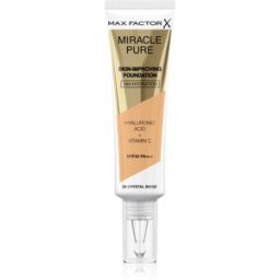 Max Factor Miracle Pure Skin fond de teint longue tenue SPF 30 teinte 33 Crystal Beige 30 ml