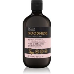 Baylis & Harding Goodness Rose & Geranium bain moussant arôme fleurs 500 ml