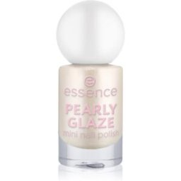 essence PEARLY GLAZE vernis à ongles pailleté mini teinte 16 5 ml