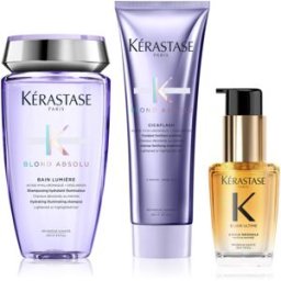 Kérastase Blond Absolu + Elixir Ultime conditionnement avantageux pour cheveux blonds