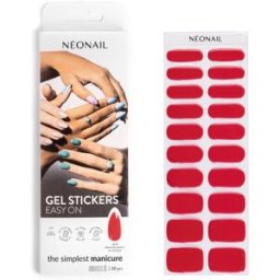 NEONAIL Easy On Gel Stickers Autocollants pour ongles avec une lampe UV/LED teinte M06 20 pcs