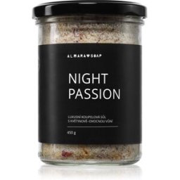 Almara Soap Bath Salt sel de bain relaxant avec parfums Night Passion 450 g