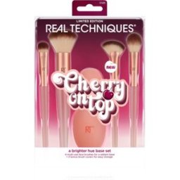 Real Techniques Cherry On Top A Brighter Hue Base Set kit de pinceaux