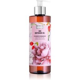 BIOBAZA 3in1 Body&Hair Gel Flower Romance shampoing, après-shampoing et gel douche 3 en 1 400 ml