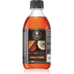 THD Ricarica Cuoio E Cedro recharge pour diffuseur d'huiles essentielles 300 ml